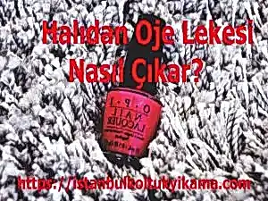 Halıdan oje lekesi nasıl çıkar