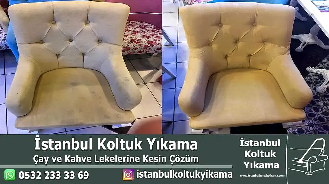 Koltuğa kahve döküldü