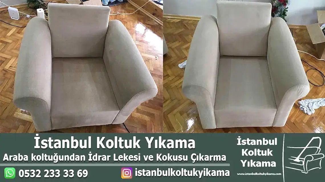 Araba koltuğundan idrar lekesi ve kokusu nasıl çıkar