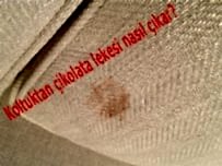 Koltuktan çikolata lekesi nasıl çıkar