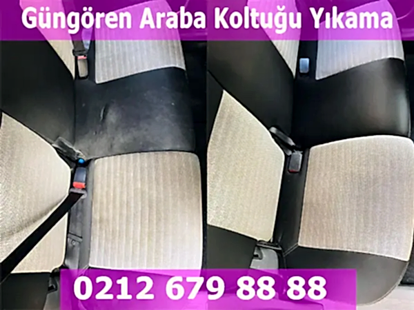 Güngören araba koltuğu yıkama