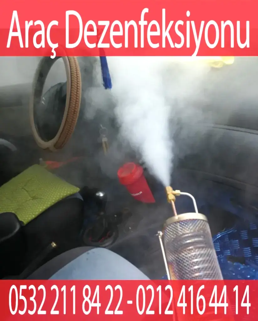 Servis aracı virüs dezenfeksiyonu